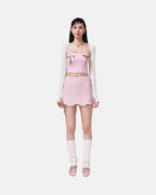 Pink Sakura Set - She by Shj | 1 Women Crop Top + 1 Mini Skirt