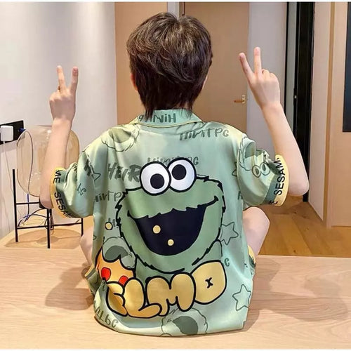 Character Print Pajama Set