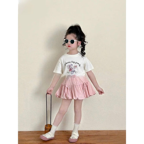 Girl Sweet Bunny Skirt Set