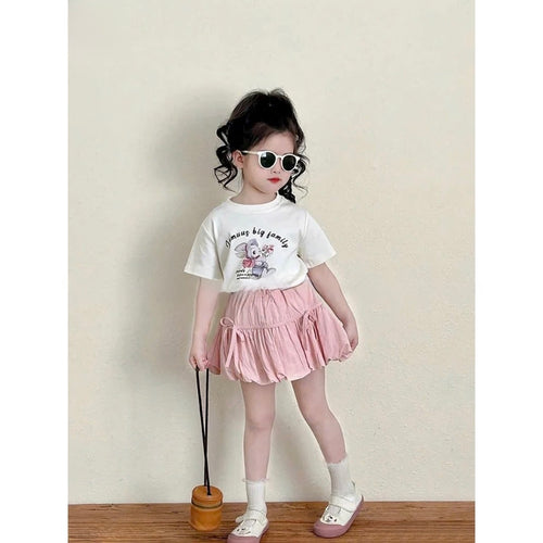 Girl Sweet Bunny Skirt Set