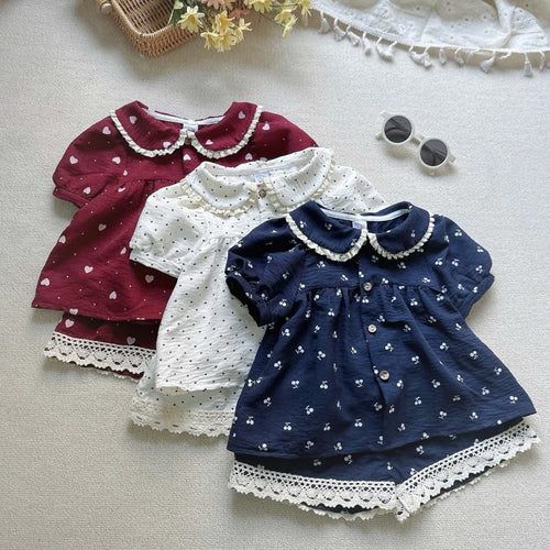 Girl Berry Ruffle Outfit
