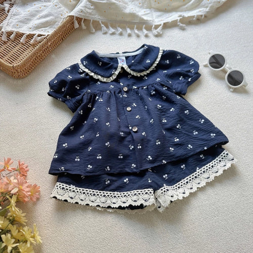Girl Berry Ruffle Outfit