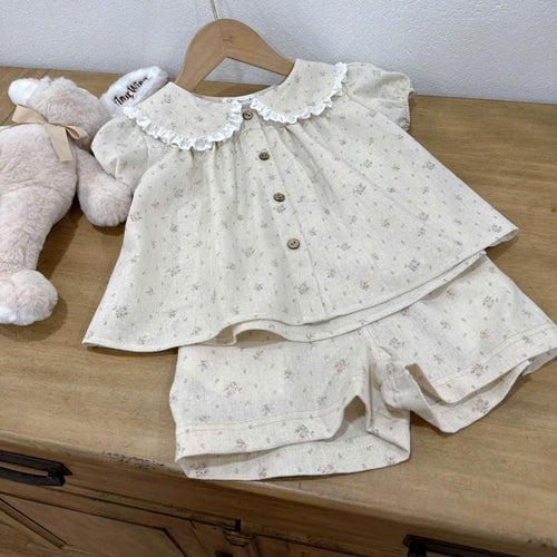 Dainty Meadow Top & Shorts Set