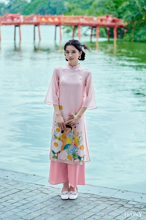 Ao Dai Traditional Vietnamese Dress 